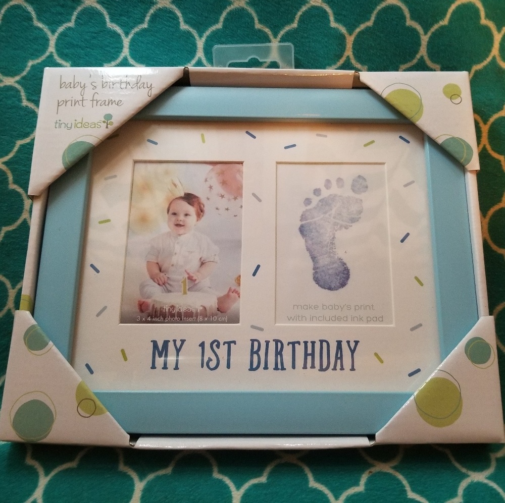 Baby 1st Birthday Frame